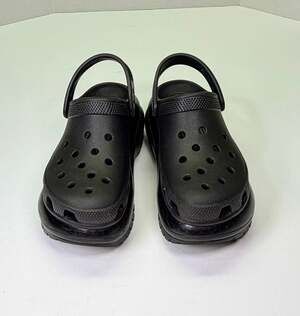 CROCS Classic Mega Crush Clog Black Platform Shoes Men 4 / Women 6